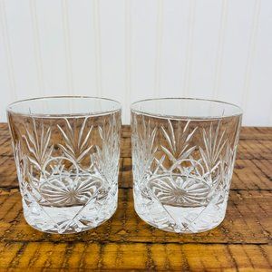 Set of 2 Woodford Reserve \Bourbon Whiskey Glencairn Crystal Glasses